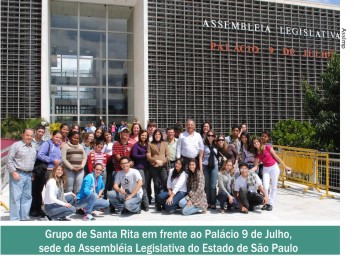 CAMARA JOVEM - Vereadores Mirins e Assessores conheceram a Assembléia Legislativa