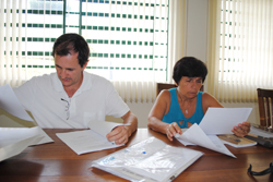 Material da Sessão Ordinária foi analisado pelos Vereadores Beto e Norma