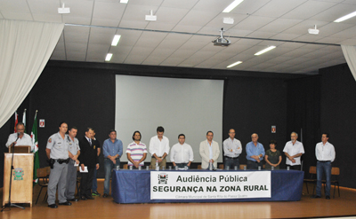 Câmara, Prefeitura, Policias e Produtores Rurais se unem com o objetivo de diminuir a violência