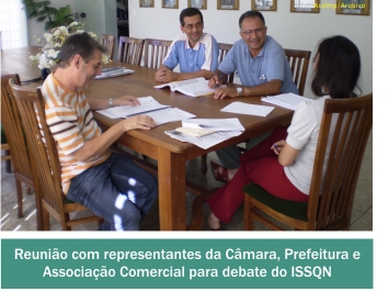 Câmara recebe projeto de lei para redução do ISSQN